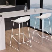 Pop Stool - White Frame and Shell Seat gallery detail image