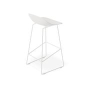 Pop Stool - White Frame and Shell Seat gallery detail image