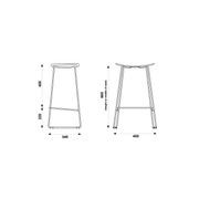 Winnie Stool -  76cm (Commercial Bar Height) gallery detail image