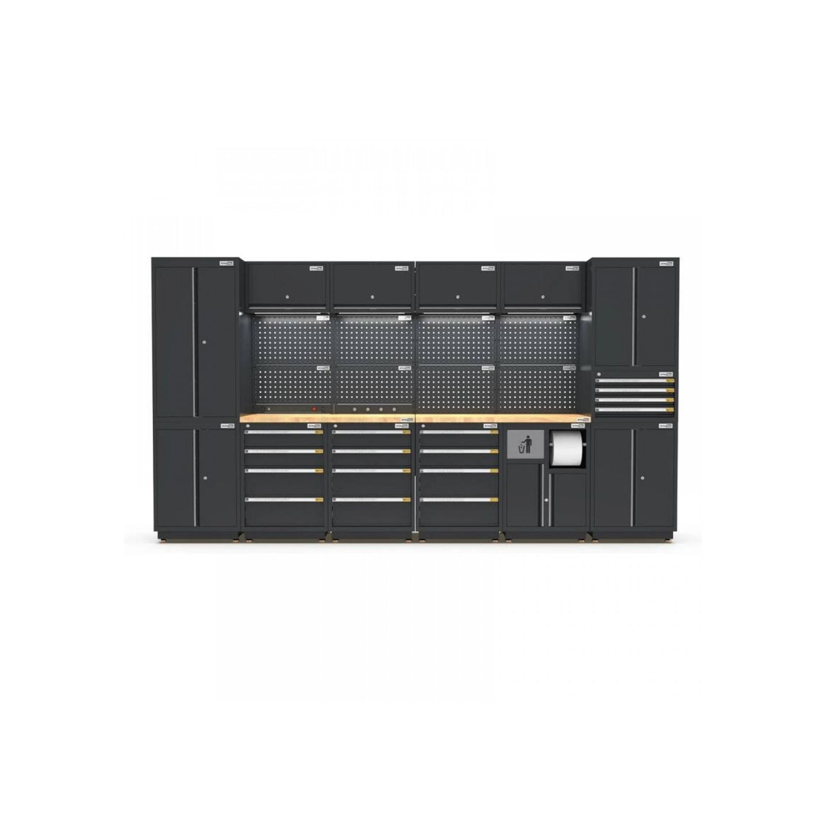 Pro Series Black Garage Storage Cabinet Set | GS30-34P gallery detail image