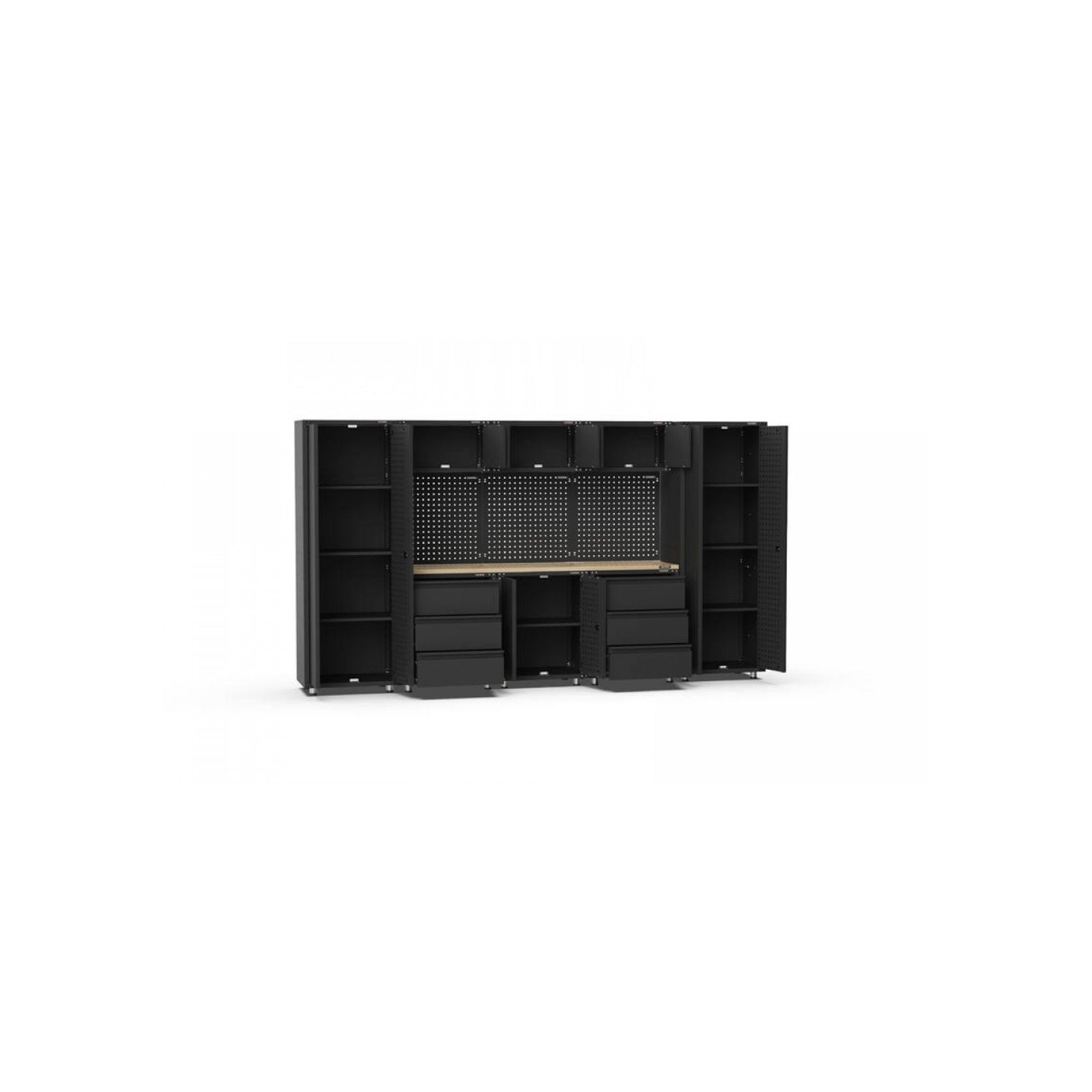 Black Workshop Garage Storage Cabinet Set | GS-D12 gallery detail image