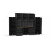 Black Workshop Garage Storage Cabinet Set | GS-D12C gallery detail image