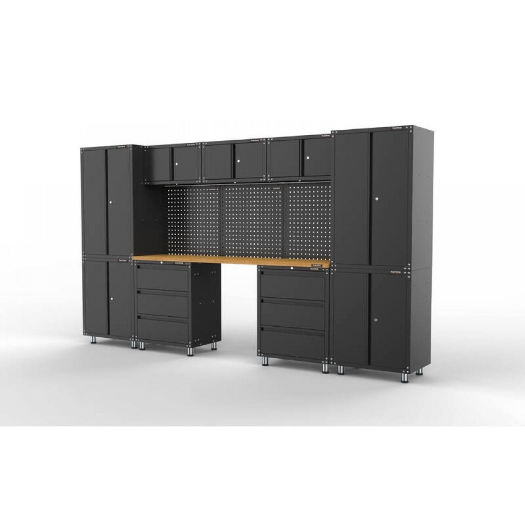 Black Workshop Garage Storage Cabinet Set | GS-D13 gallery detail image