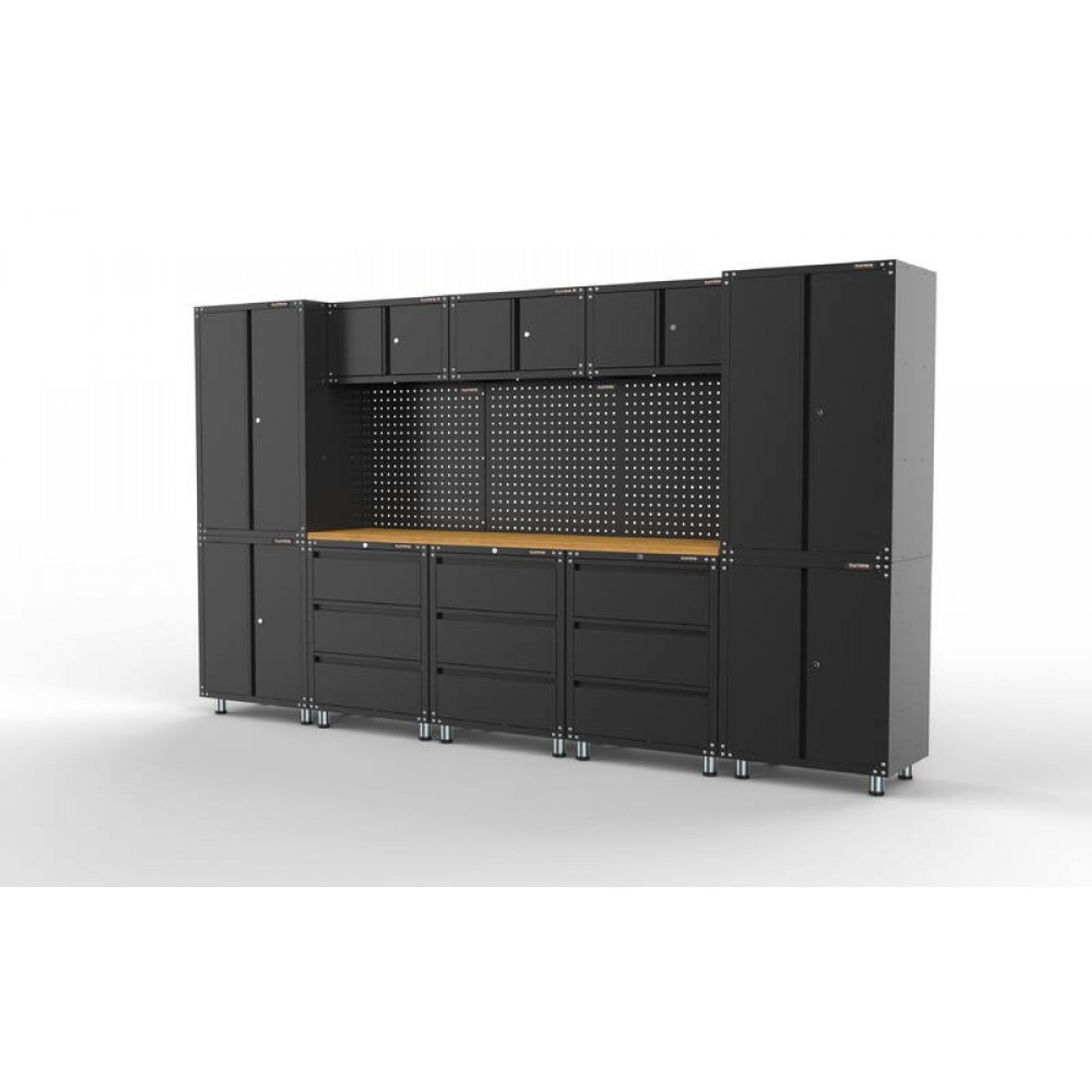 Black Workshop Garage Storage Cabinet Set | GS-D14 gallery detail image