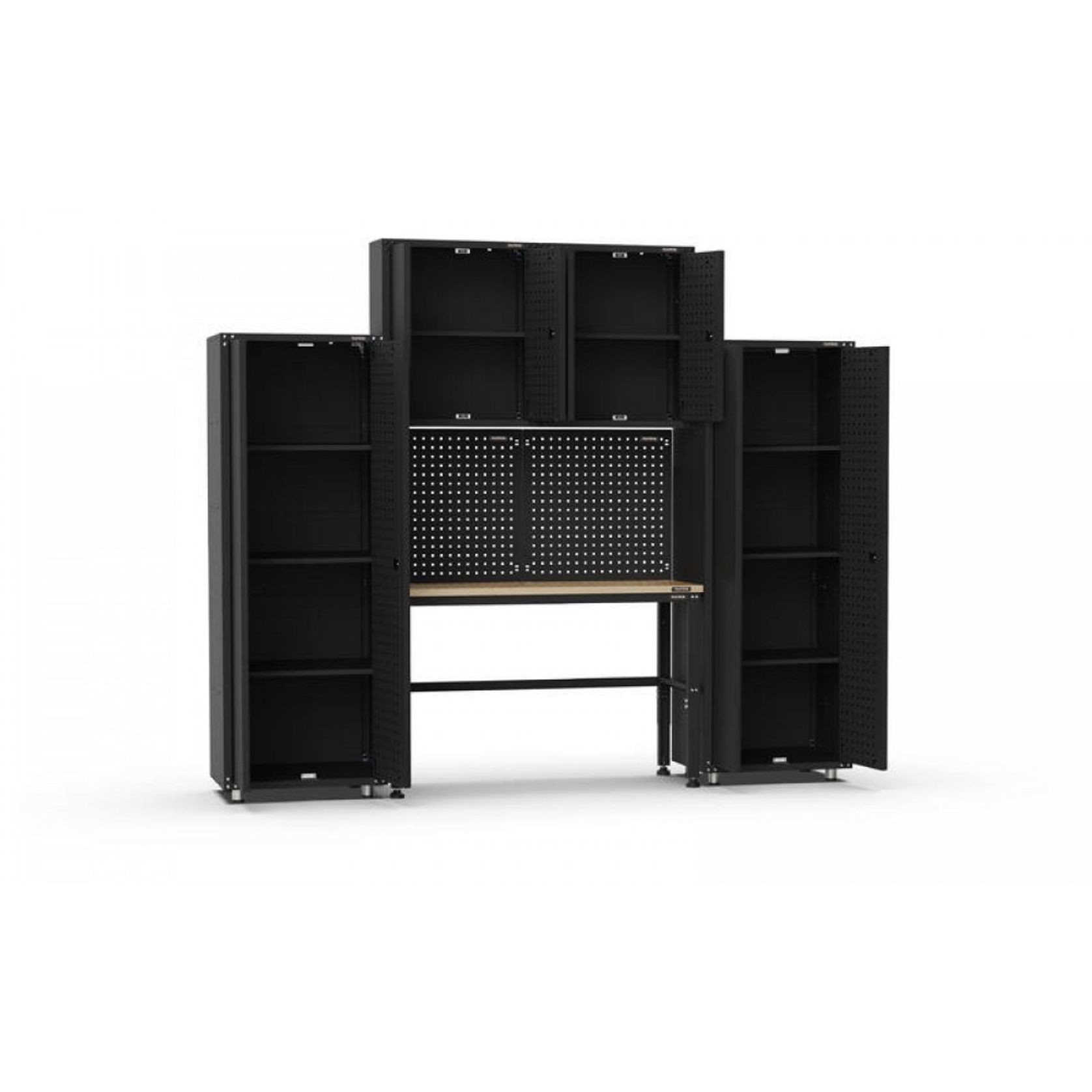 Black Workshop Garage Storage Cabinet Set | GS-D10A gallery detail image