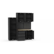 Black Workshop Garage Storage Cabinet Set | GS-D8 gallery detail image