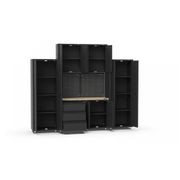 Black Workshop Garage Storage Cabinet Set | GS-D9B gallery detail image