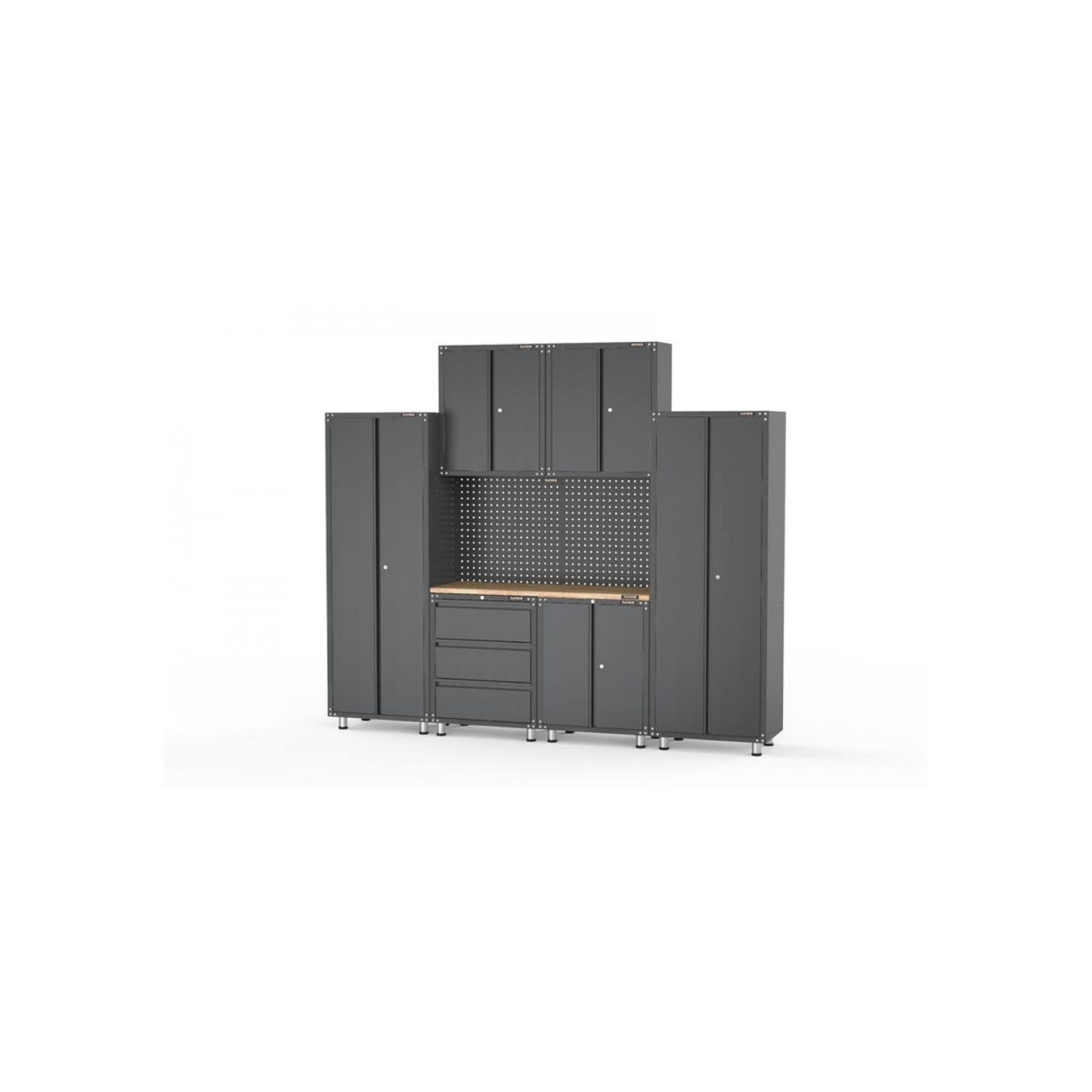 Black Workshop Garage Storage Cabinet Set | GS-D9B gallery detail image