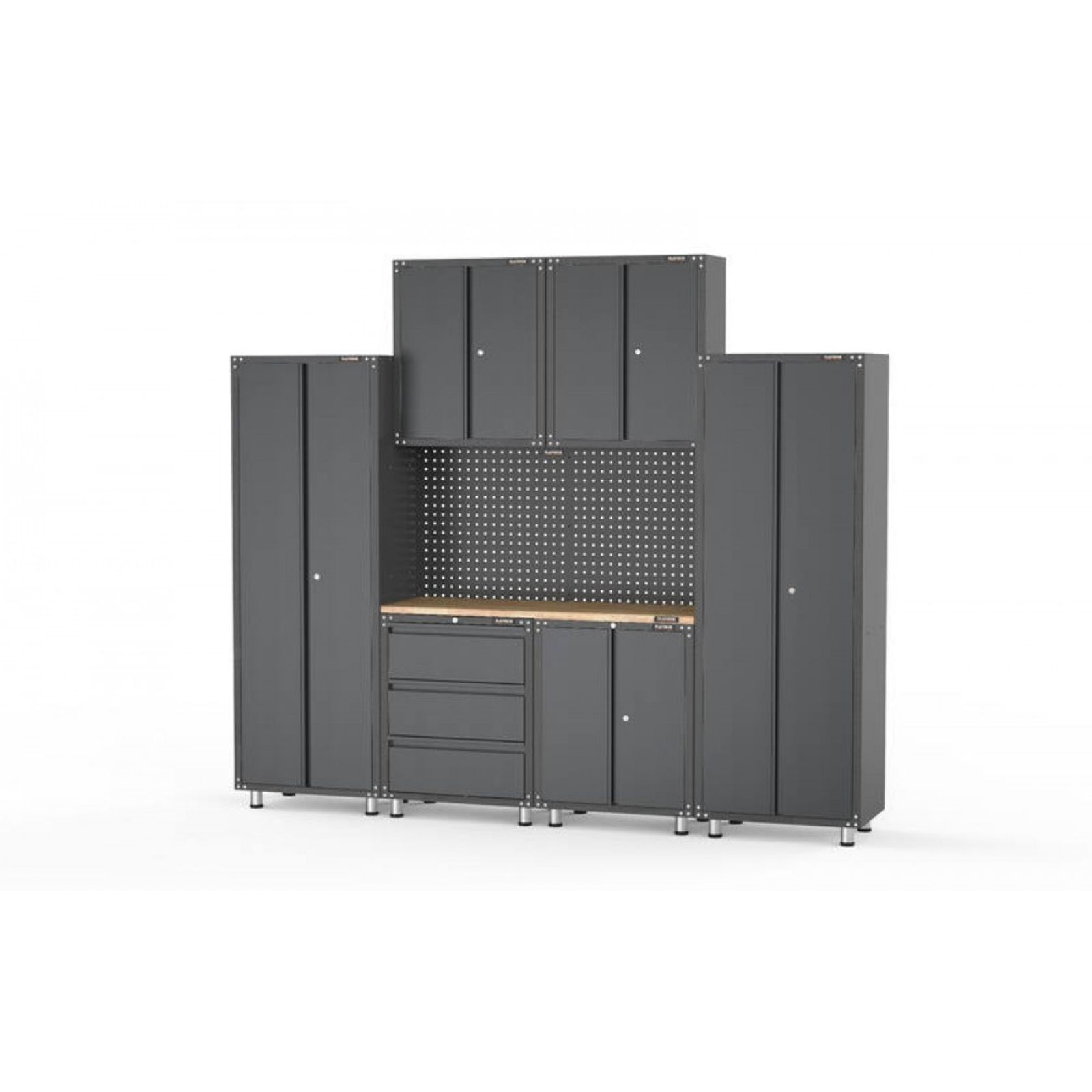 Black Workshop Garage Storage Cabinet Set | GS-D9B gallery detail image