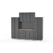Black Workshop Garage Storage Cabinet Set | GS-D9B gallery detail image
