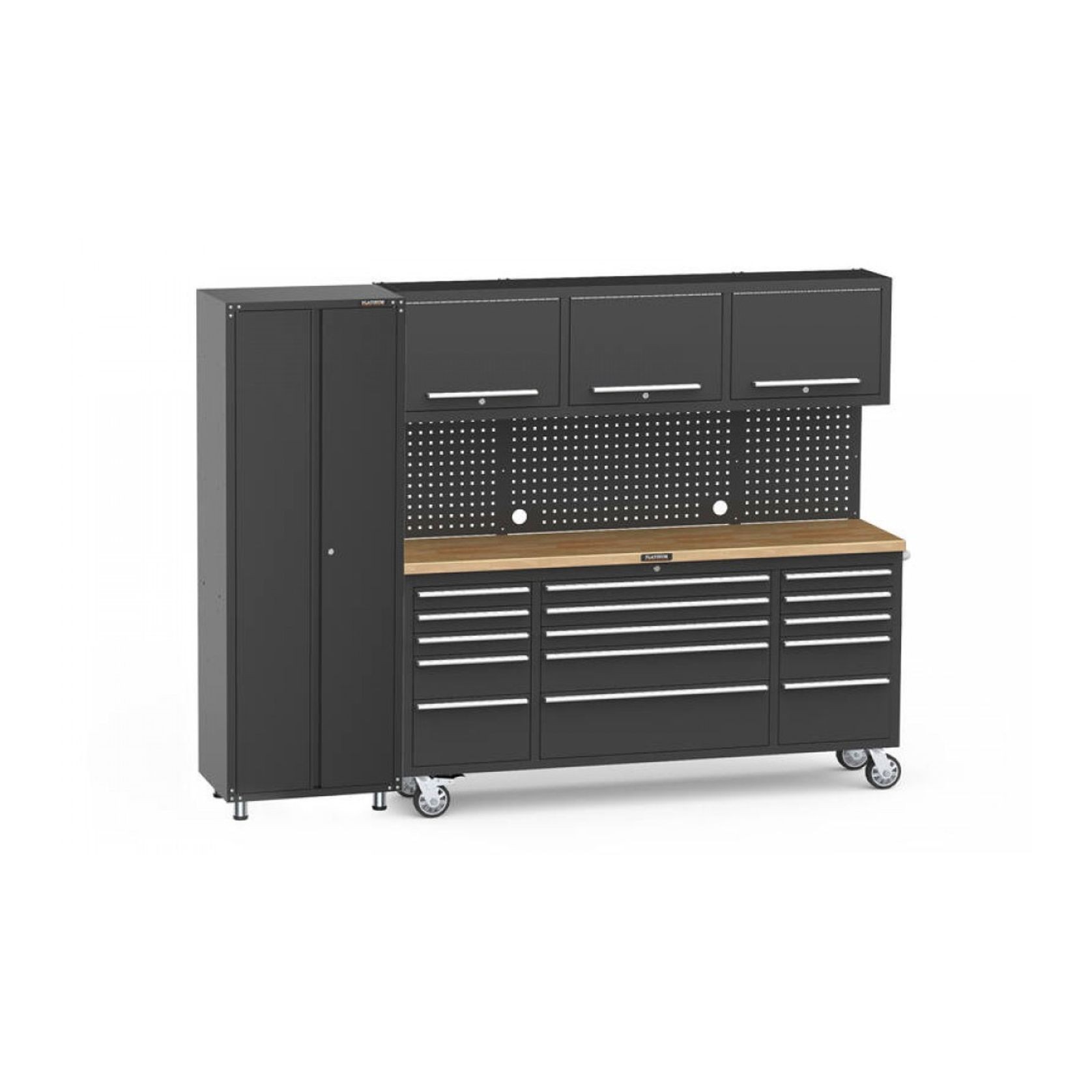 Black Workshop Garage Storage Cabinet Set | GS-P6A gallery detail image