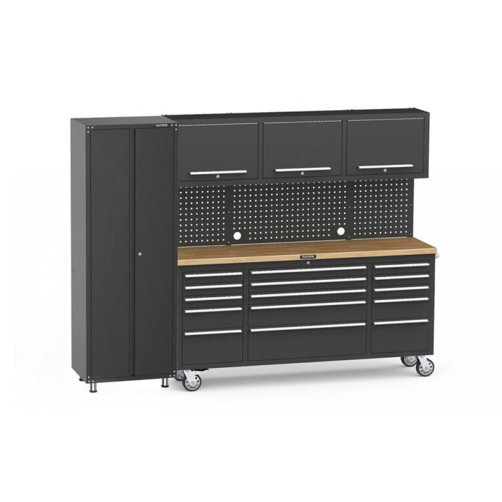 Black Workshop Garage Storage Cabinet Set | GS-P6A gallery detail image