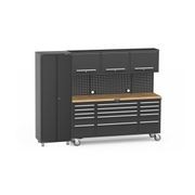 Black Workshop Garage Storage Cabinet Set | GS-P6A gallery detail image