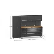 Black Workshop Garage Storage Cabinet Set | GS-P6A gallery detail image