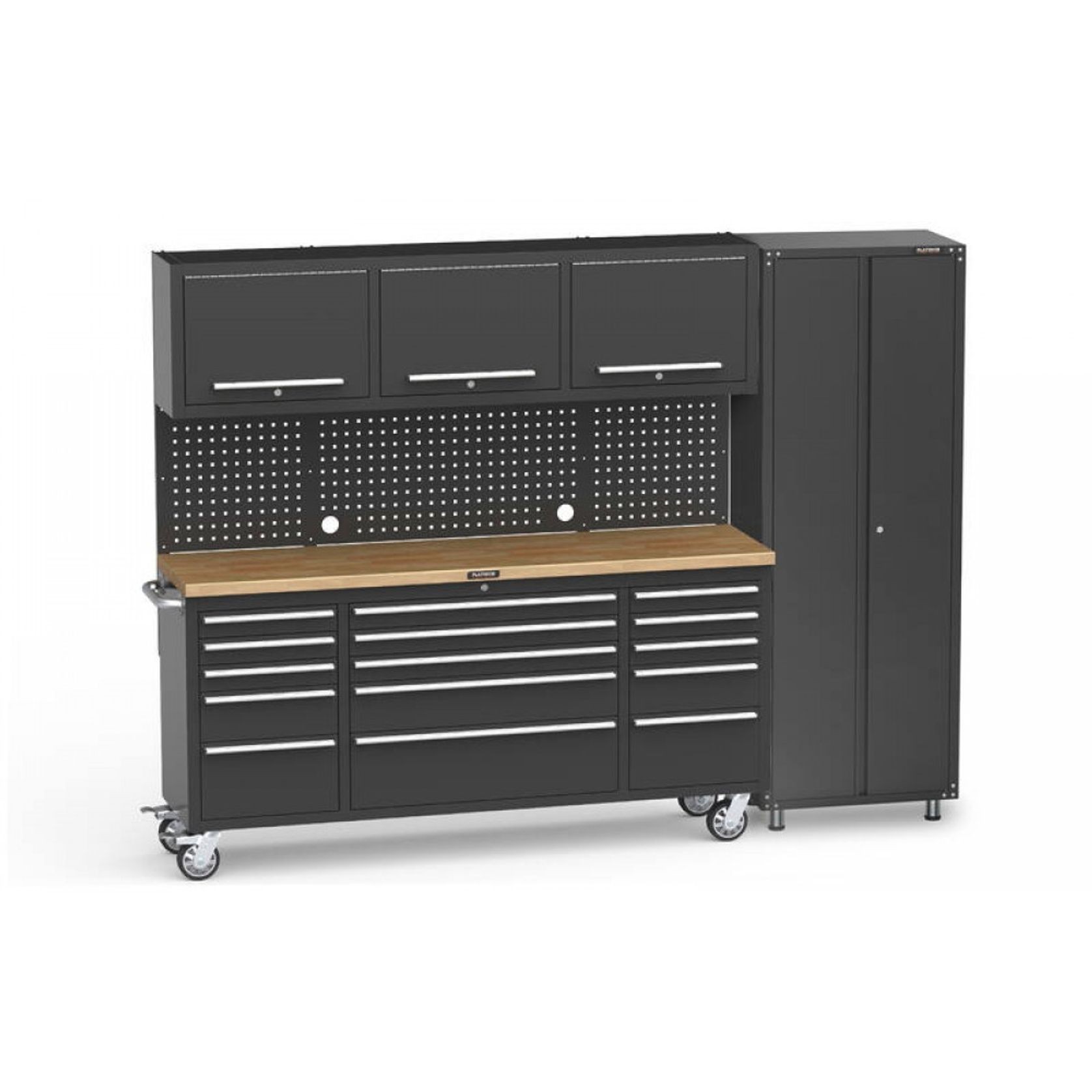 Black Workshop Garage Storage Cabinet Set | GS-P6A gallery detail image