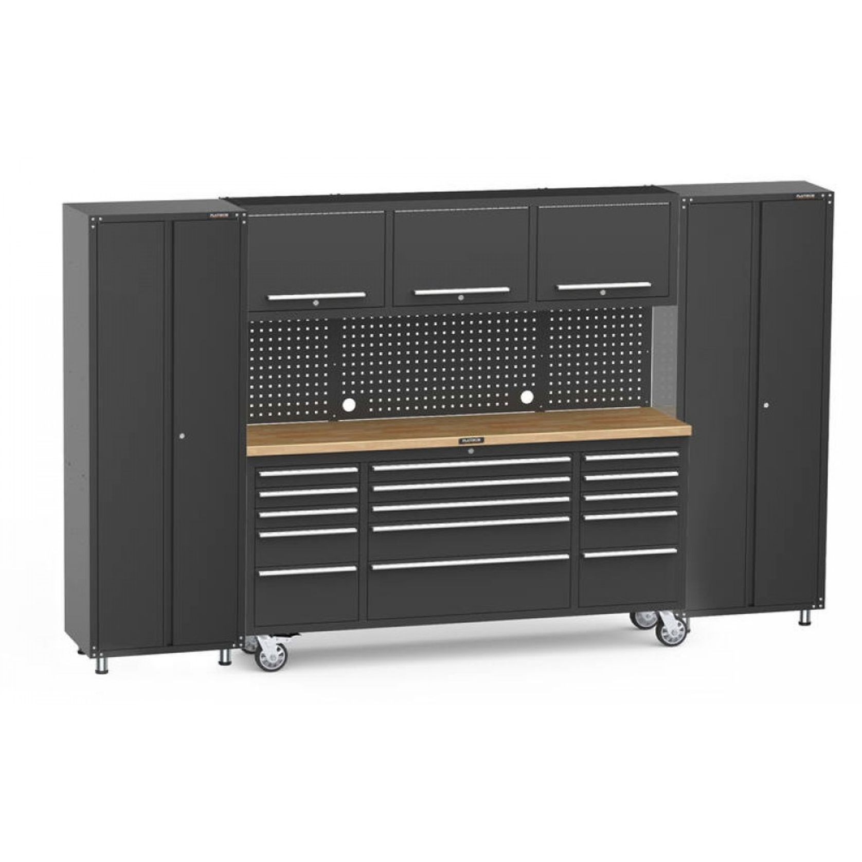 Black Workshop Garage Storage Cabinet Set | GS-P6B gallery detail image