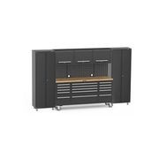 Black Workshop Garage Storage Cabinet Set | GS-P6B gallery detail image