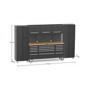 Black Workshop Garage Storage Cabinet Set | GS-P6B gallery detail image