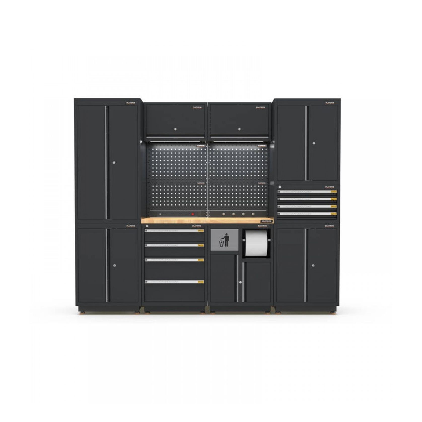 Pro Series Black Garage Storage Cabinet Set | GS30-21P gallery detail image