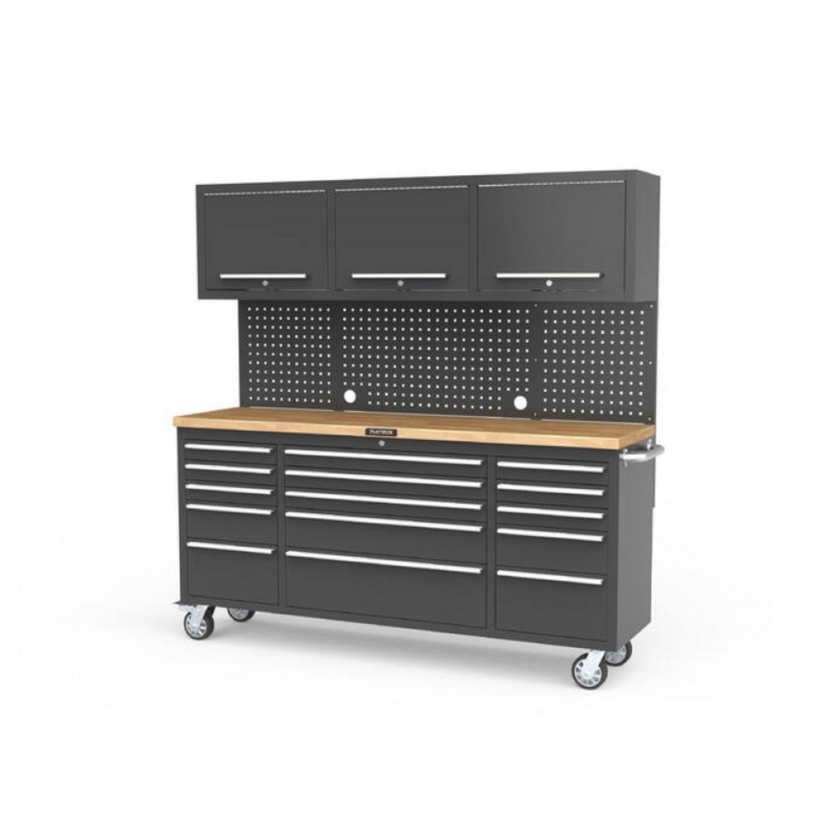 Black Mobile Work Bench | GS-WB72P6 gallery detail image