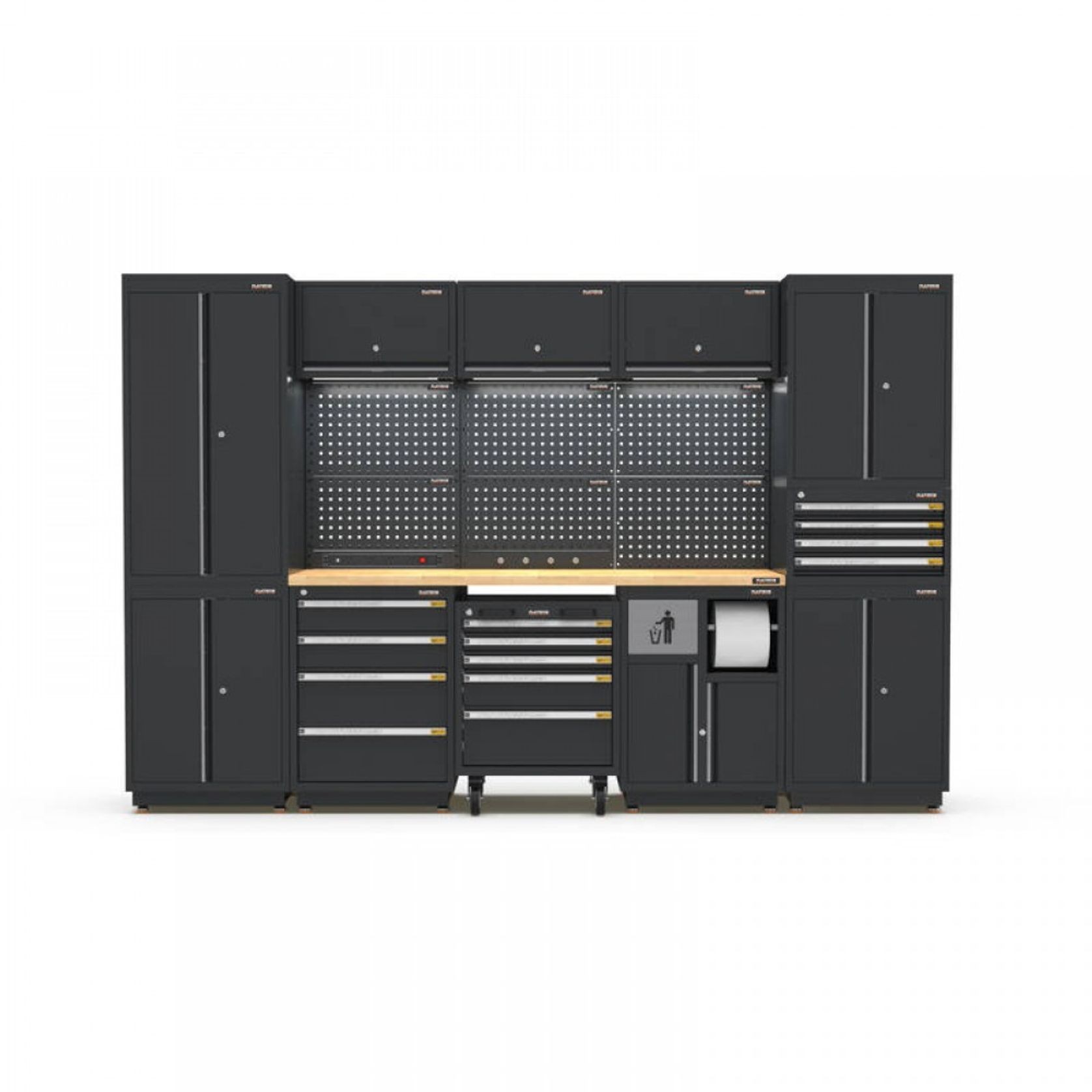 Pro Series Black Garage Storage Cabinet Set | GS30-27P gallery detail image