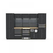 Pro Series Black Garage Storage Cabinet Set | GS30-27P gallery detail image