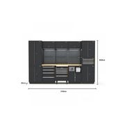 Pro Series Black Garage Storage Cabinet Set | GS30-27P gallery detail image