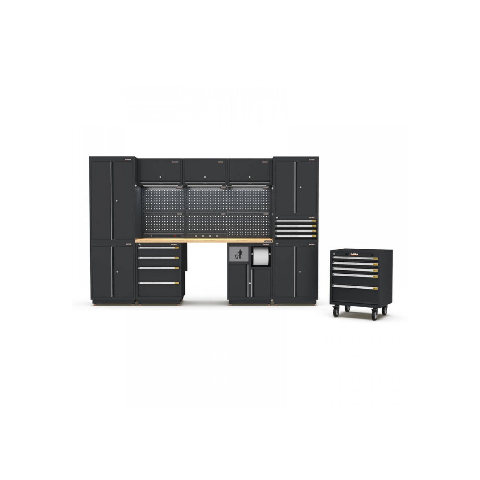 Pro Series Black Garage Storage Cabinet Set | GS30-27P gallery detail image