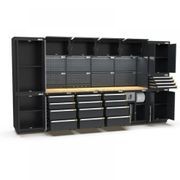 Pro Series Black Garage Storage Cabinet Set | GS30-34P gallery detail image