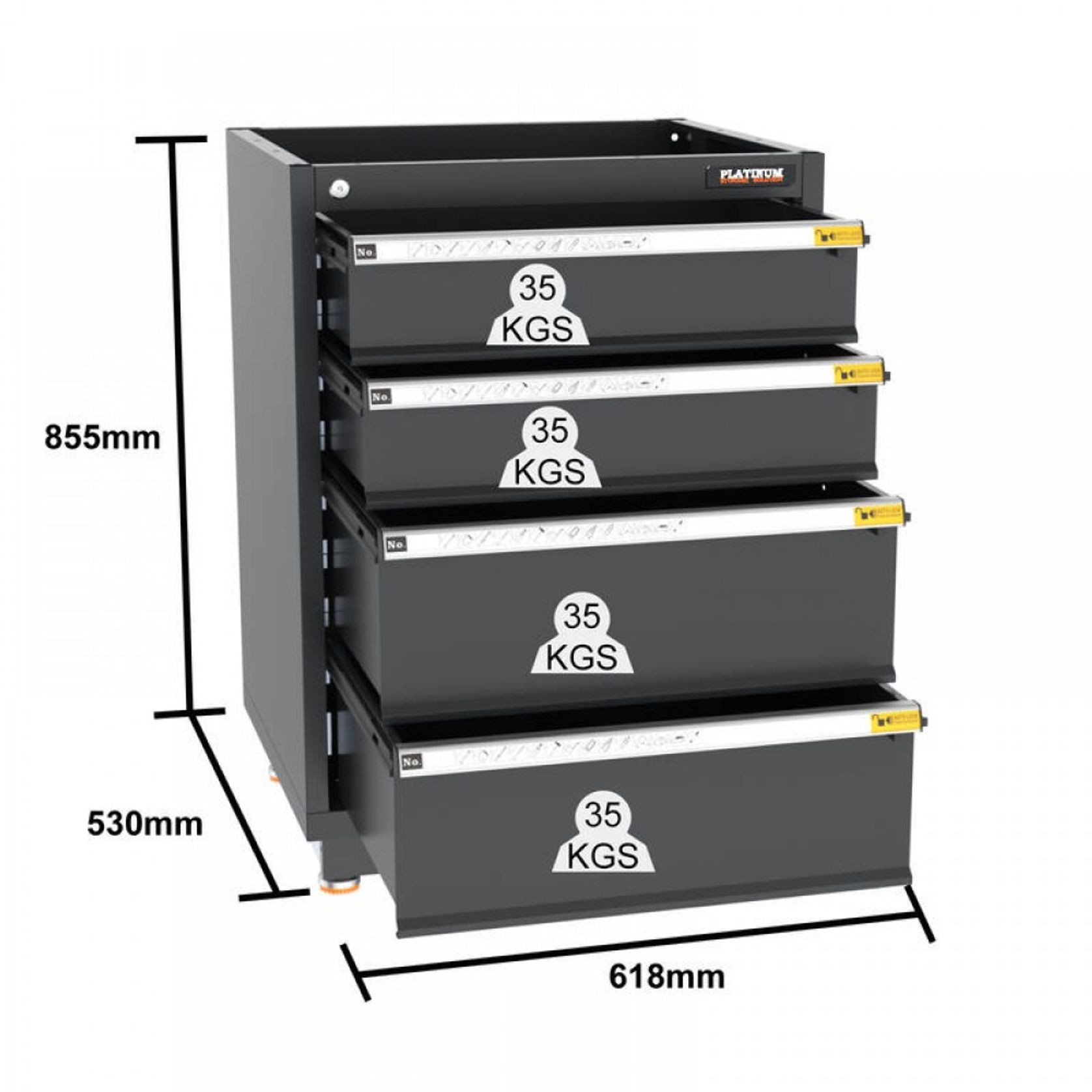 Pro Series Black Garage Storage Cabinet Set | GS30-21P gallery detail image