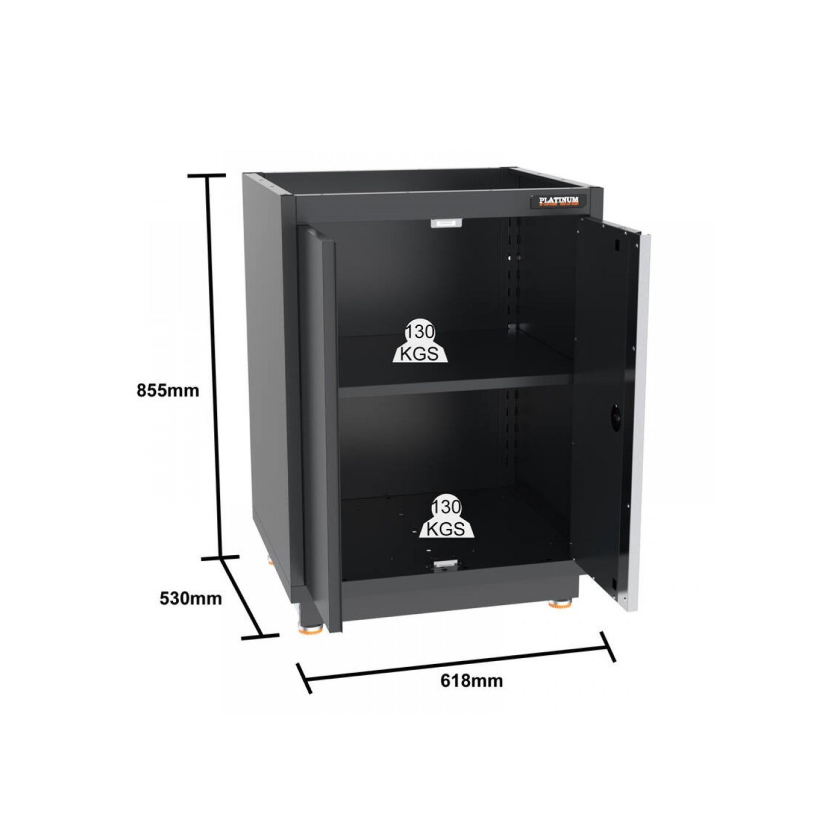 Pro Series Black Garage Storage Cabinet Set | GS30-21P gallery detail image