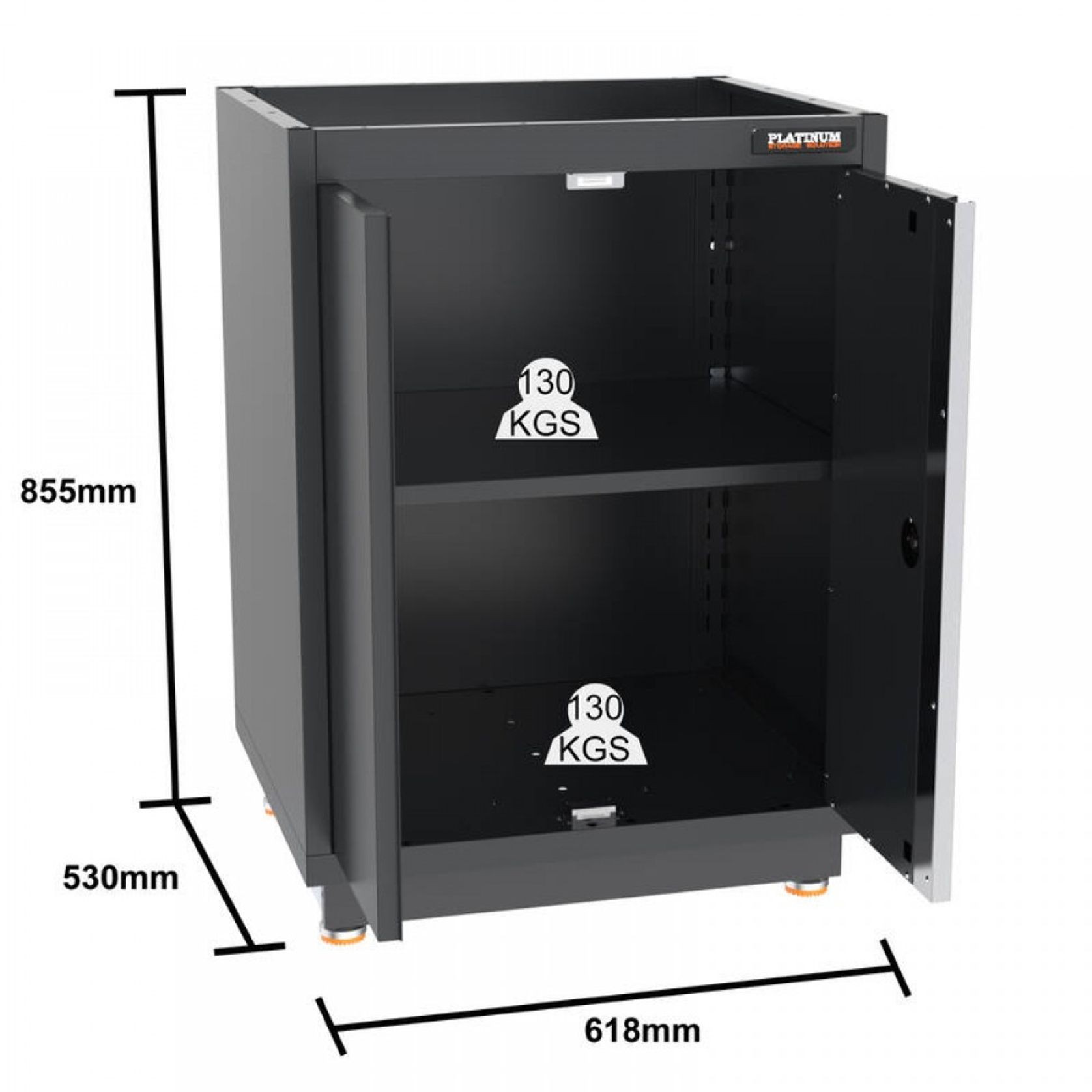 Pro Series Black Garage Storage Cabinet Set | GS30-21P gallery detail image