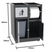 Pro Series Black Garage Storage Cabinet Set | GS30-21P gallery detail image