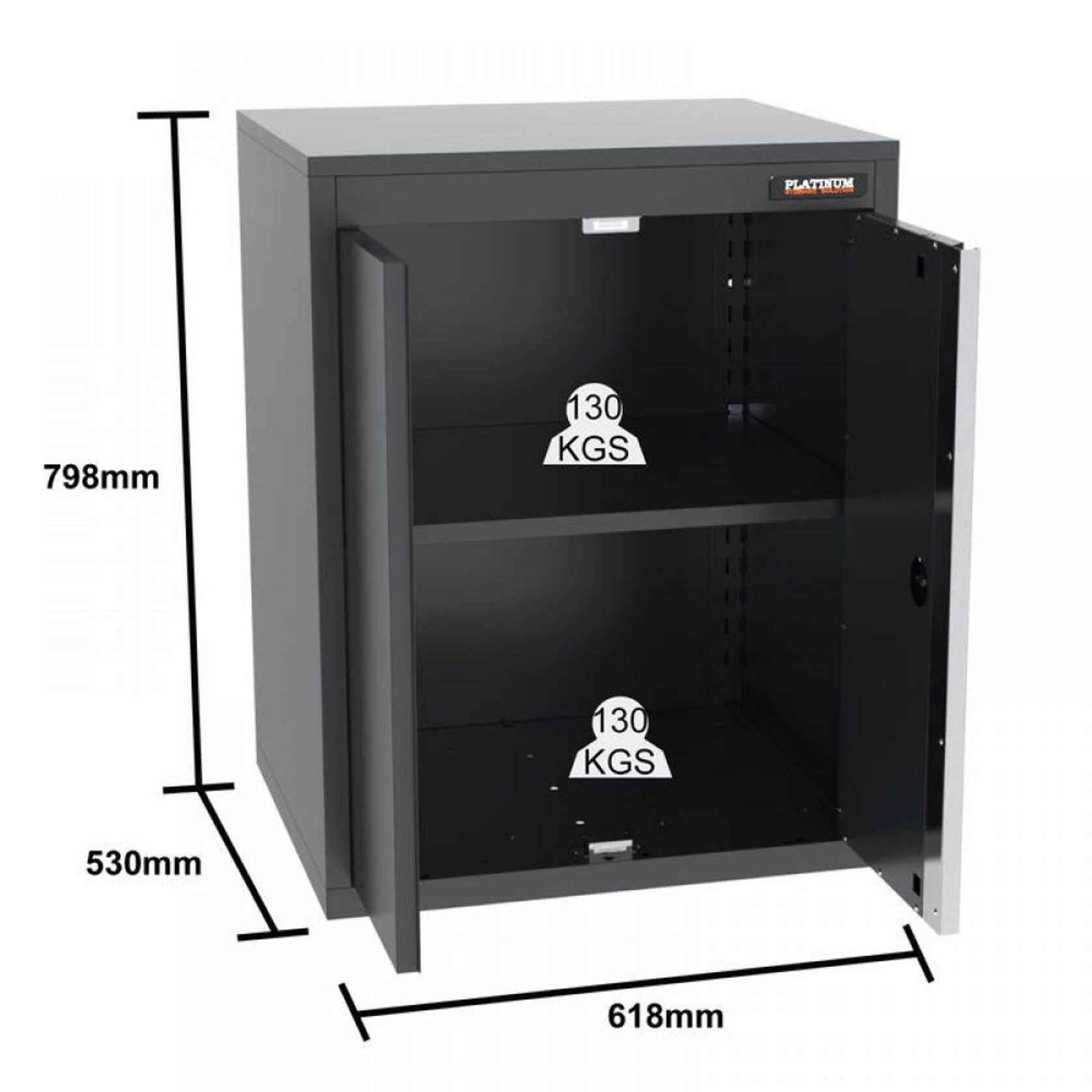 Pro Series Black Garage Storage Cabinet Set | GS30-21P gallery detail image