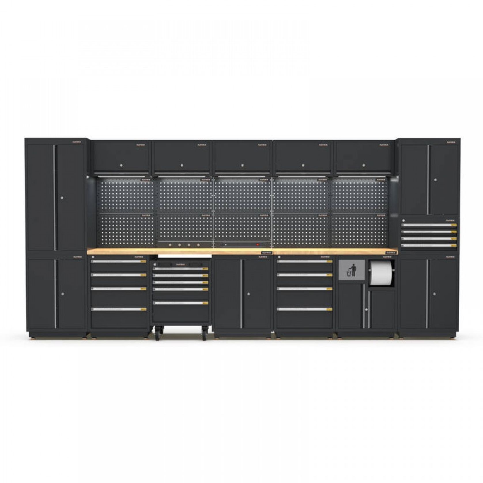 Pro Series Black Garage Storage Cabinet Set | GS30-40P gallery detail image