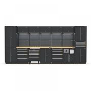 Pro Series Black Garage Storage Cabinet Set | GS30-40P gallery detail image