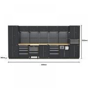 Pro Series Black Garage Storage Cabinet Set | GS30-40P gallery detail image