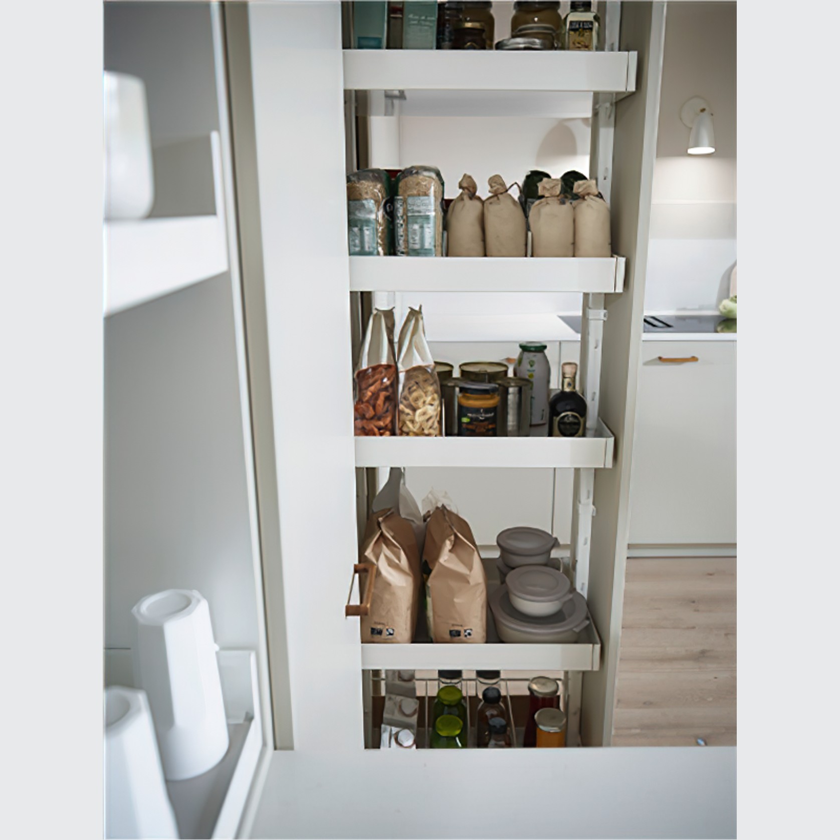 Peka Standard Larder Pull-out Liro 400mm | Complete Kit gallery detail image