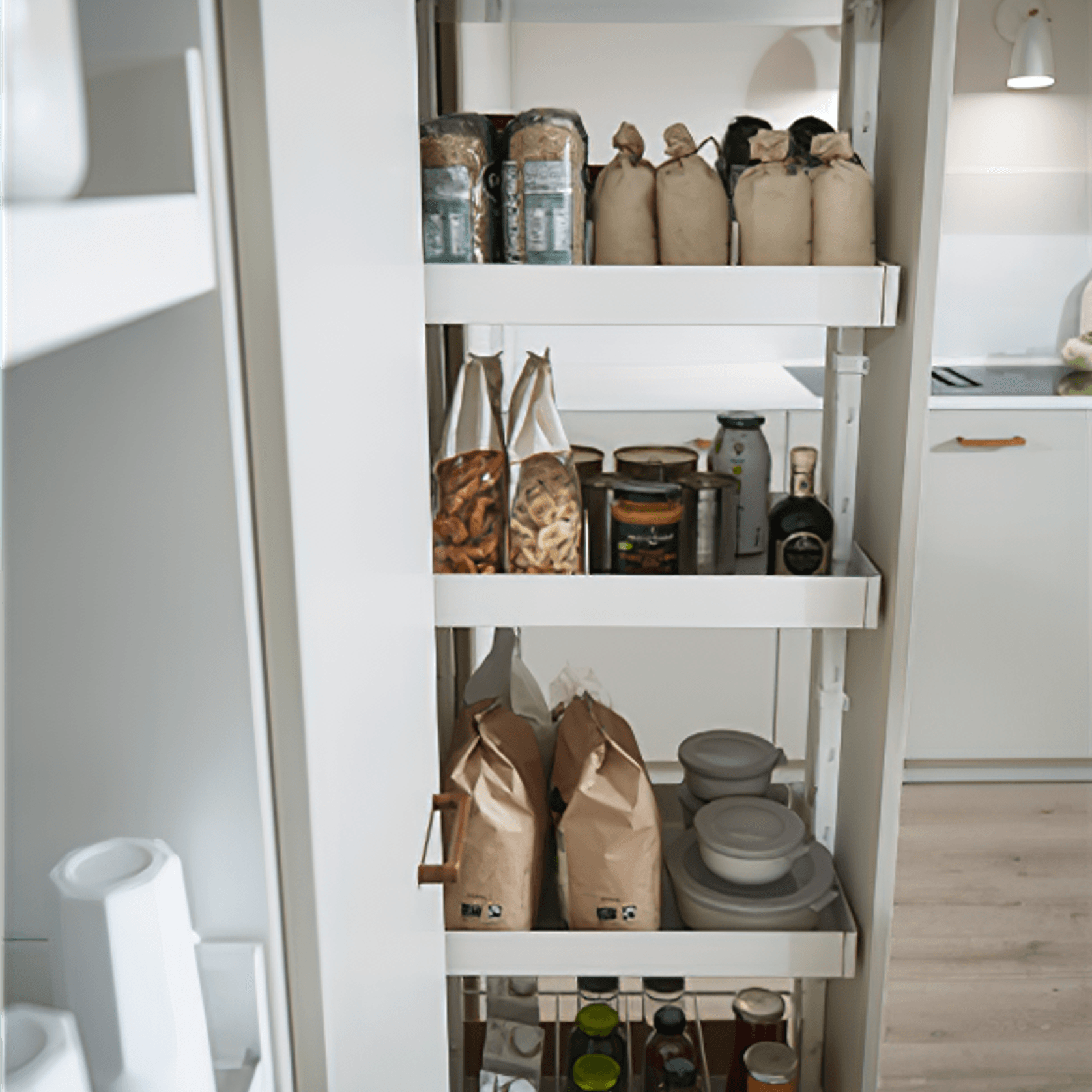 Peka Standard Larder Pull-out Liro 450mm | Complete Kit gallery detail image