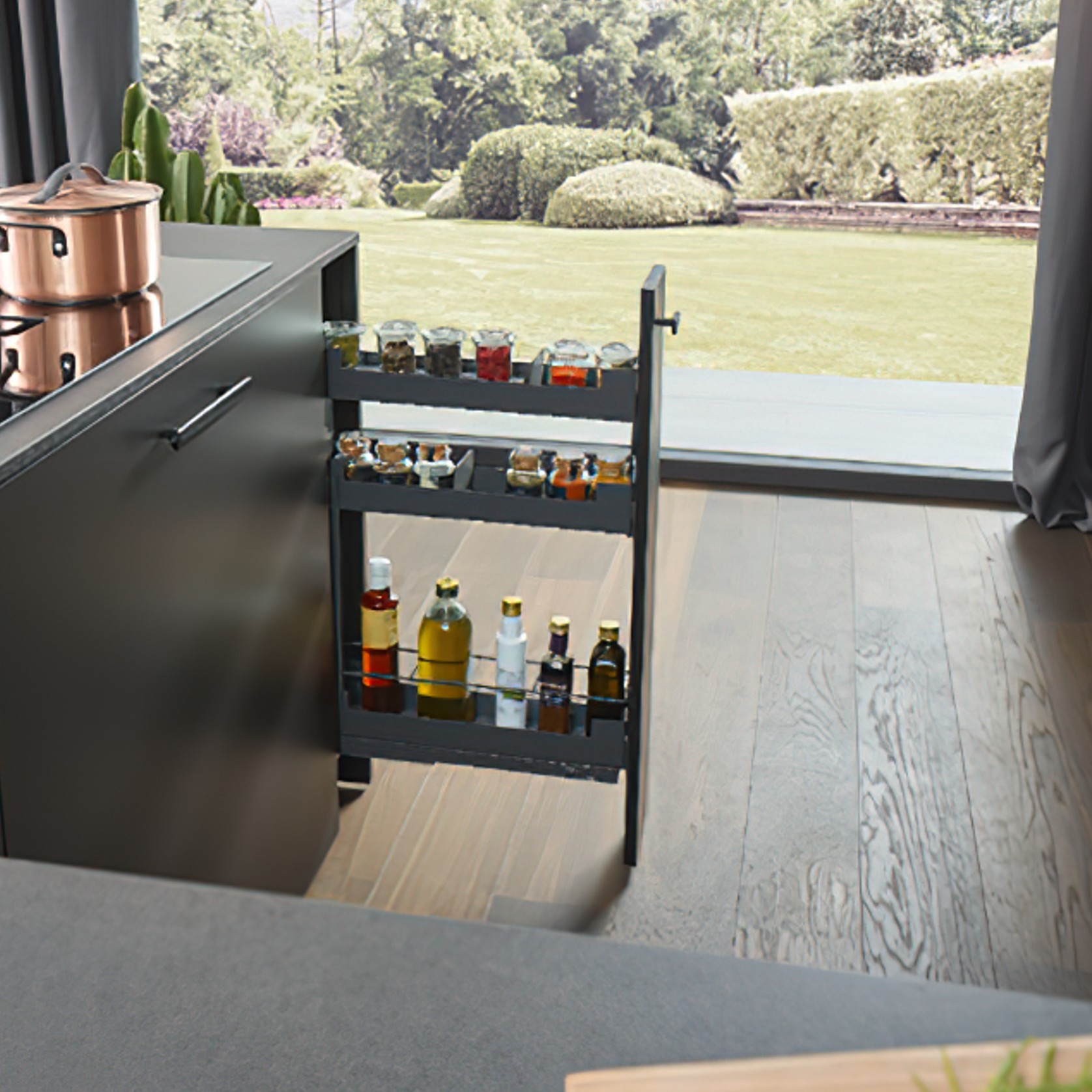 Peka Pinello Spice 150mm Pull-out + Runner gallery detail image