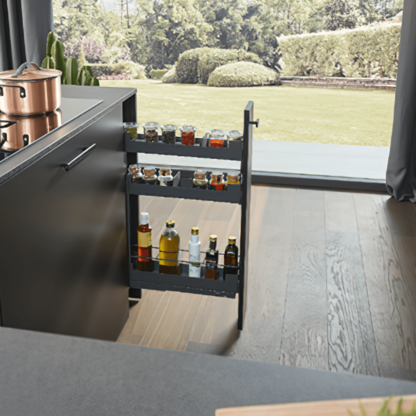 Peka Pinello Spice 150mm Pull-out + Runner gallery detail image
