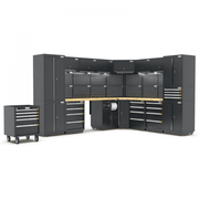 Pro Series Black Garage Storage Cabinet | GS30-COR50P gallery detail image