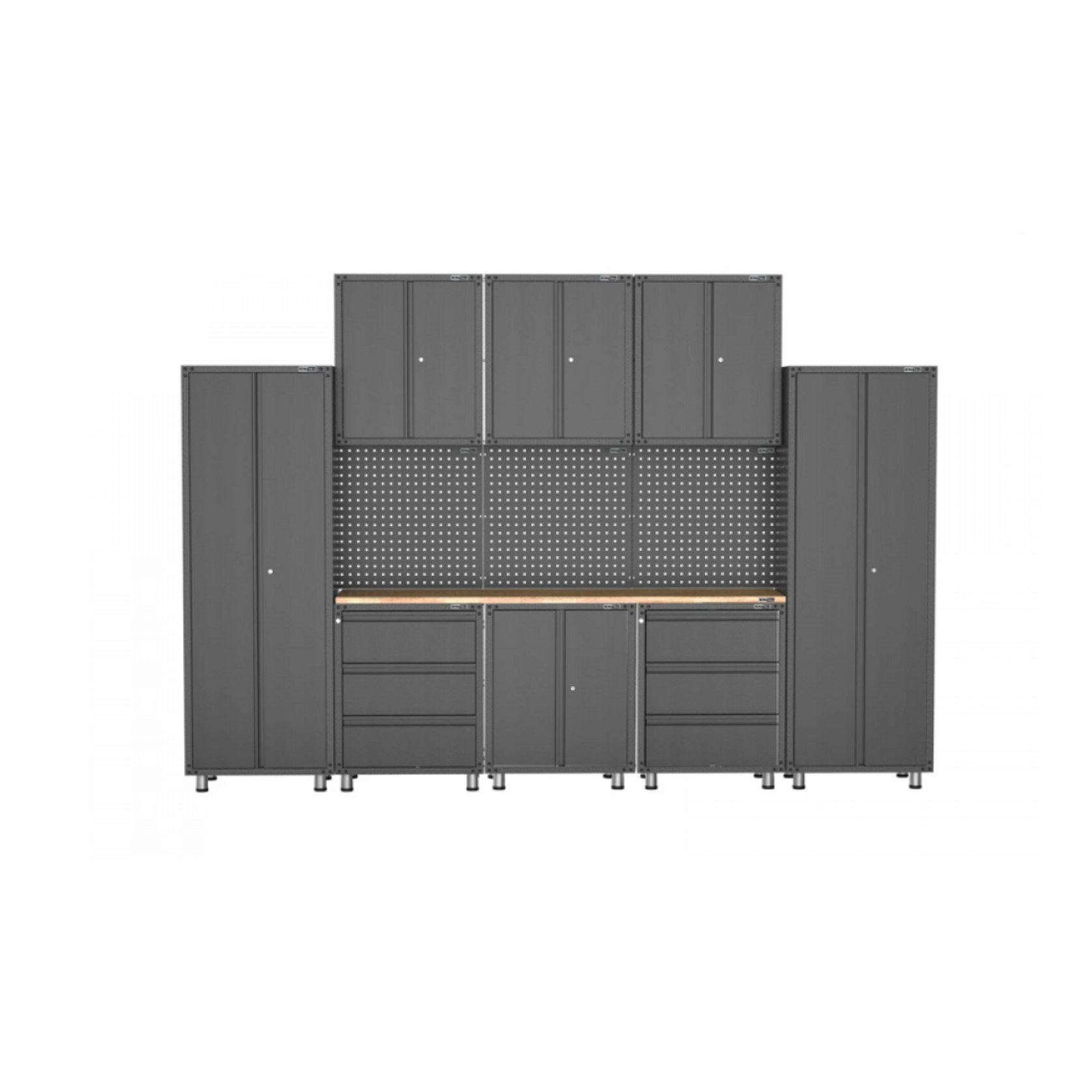 Black Workshop Garage Storage Cabinet Set | GS-D12C gallery detail image