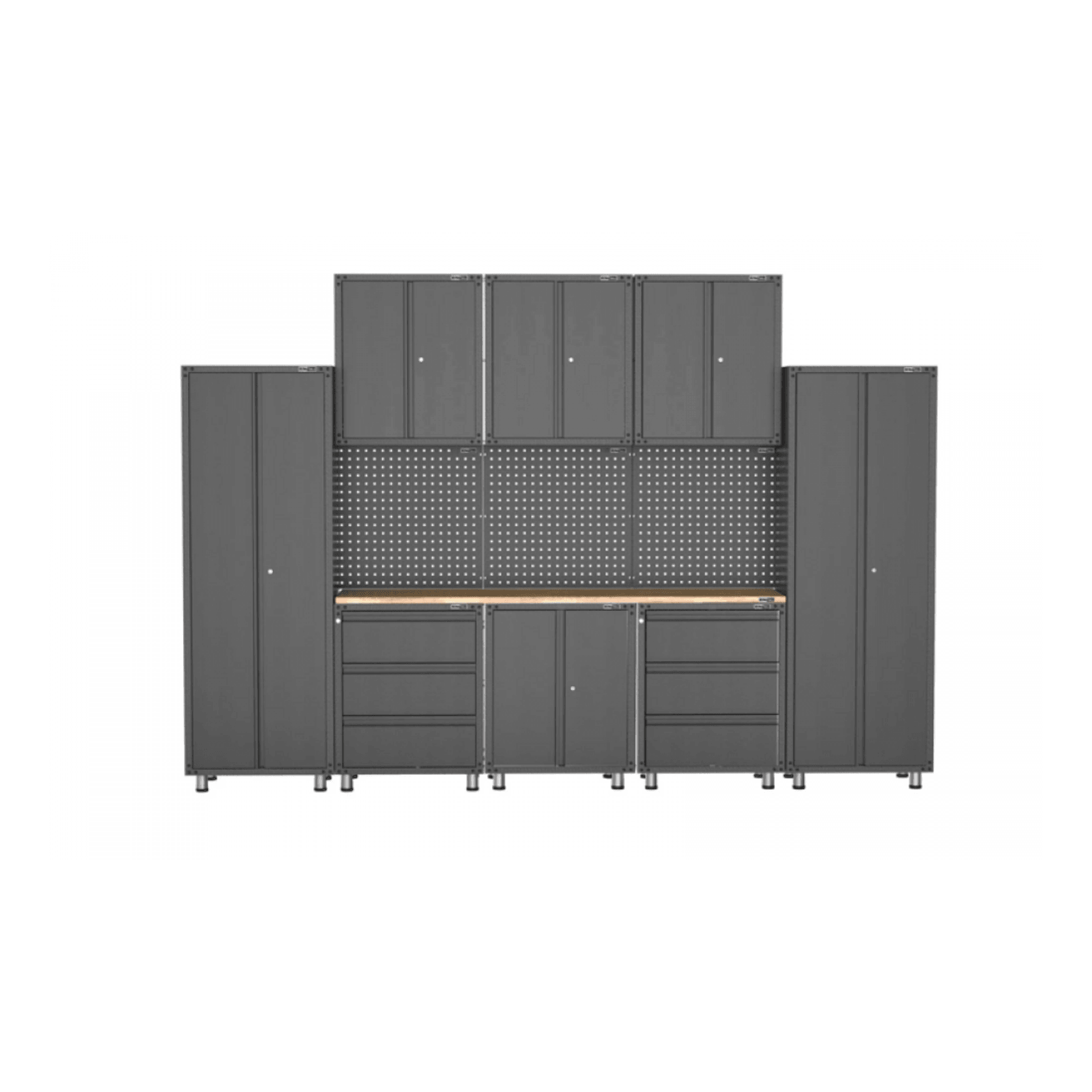 Black Workshop Garage Storage Cabinet Set | GS-D12C gallery detail image