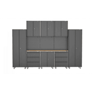 Black Workshop Garage Storage Cabinet Set | GS-D12C gallery detail image