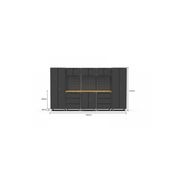 Black Workshop Garage Storage Cabinet Set | GS-D12 gallery detail image