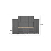 Black Workshop Garage Storage Cabinet Set | GS-D12C gallery detail image