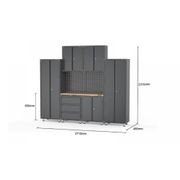 Black Workshop Garage Storage Cabinet Set | GS-D9B gallery detail image