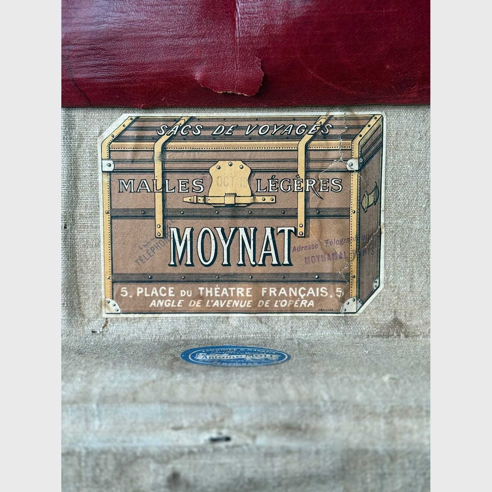 Vintage Moynat Trunk gallery detail image