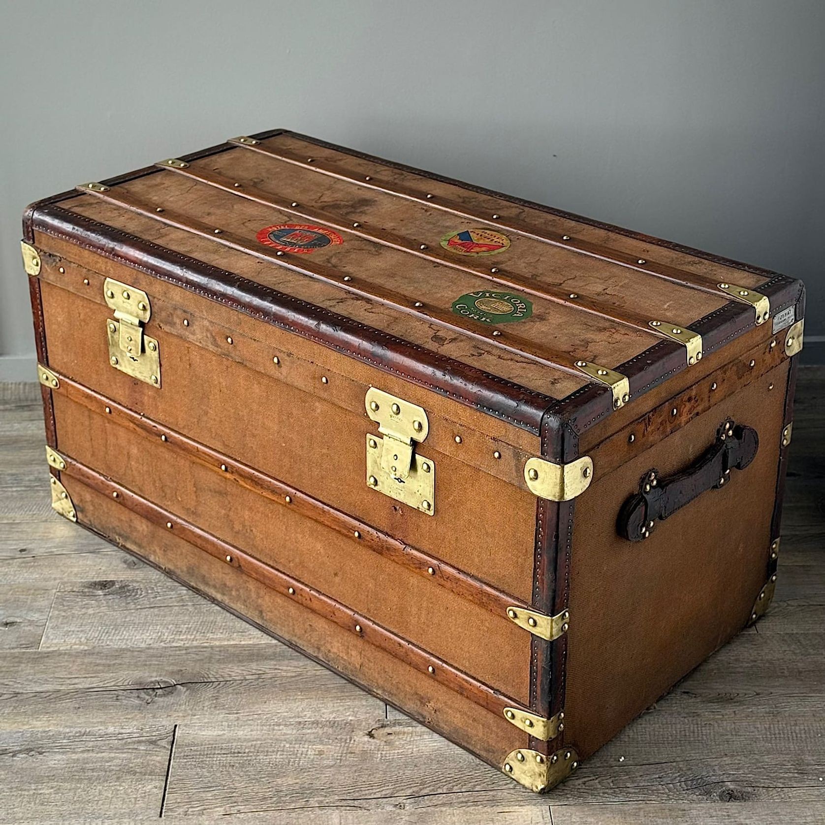 Vintage Moynat Trunk gallery detail image